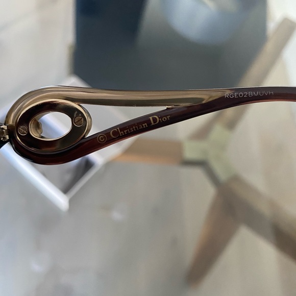 Dior Oversized Womens Sunglasses Brown Gold DIORVOLUTE2F - Picture 7 of 16